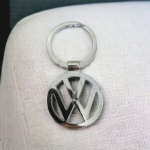 VW Silver Tone Keychain/Ring